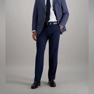 J.M. Haggar 4-way navy Blue slim fit suit pants size 29X30